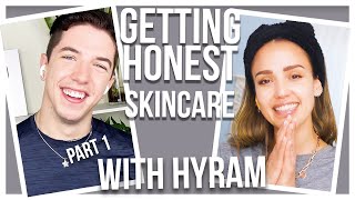 GETTING HONEST Ultimate Nighttime Skincare Routine with Hyram [upl. by Kcorb]