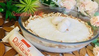 Raffaello Pudding  Easy and Delicious Creamy Pudding Recipe prepared in few Minutes  Nauma’s Wit [upl. by Gilleod]