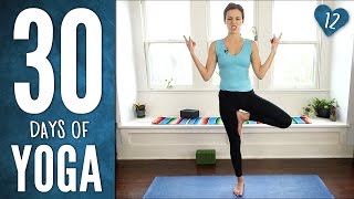 Day 12  Yoga For Spinal Health  30 Days of Yoga [upl. by Petronella]