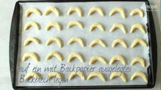 Vanillekipferl Weihnachtsplätzchen [upl. by Nahsed]