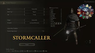 ELDEN RING  Convergence Mod Starter Class  Stormcaller [upl. by Ayekan]