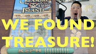 WE FOUND TREASURE Treasure Island Maryland Lottery Scratchers [upl. by Eisned]