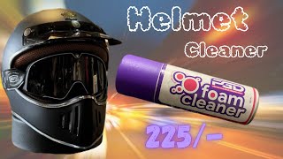 How to clean helmetBest helmet cleanerfoam helmet cleaner [upl. by Hazlip]