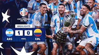 ARGENTINA 10 COLOMBIA  HIGHLIGHTS  CONMEBOL COPA AMÉRICA USA 2024™ [upl. by Doralynn]