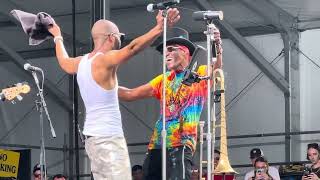 Trombone Shorty amp Cyril Neville  Fire On The Bayou  Nola Jazz Festival 552024 [upl. by Acilejna]