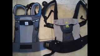 Carrier Comparison Lillebaby Airflow vs Ergobaby Ventus [upl. by Nauqel]