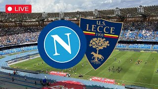 Napoli Lecce 00 🔴 LIVE Reaction con i tifosi napoletani al Maradona [upl. by Lenehc]