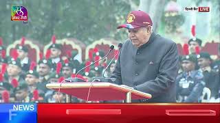 Vice Presidents Address  NCC Republic Day Camp 2024 at Cariappa Parade Ground Delhi Cantt [upl. by Sev]