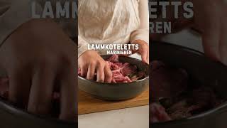 Klassisches Rezept Lammkoteletts [upl. by Sutphin]