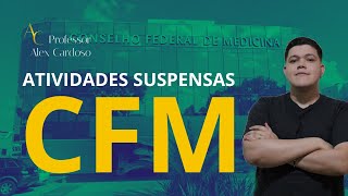 CONCURSO CFM TEMPORARIAMENTE SUSPENSO E RETIFICAÇÃO DO EDITAL [upl. by Llenehs]