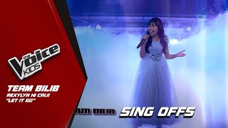 The Voice Kids Rexylyn Hi Caijis COLD performance of Let It Go  Sing Offs [upl. by Thackeray]