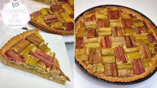 TARTE A LA RHUBARBE LA RECETTE INRATABLE ET FACILE À FAIRE [upl. by Corbie]