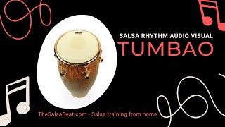 “The Tumbao amp Clave” Salsa Rhythm Audio Visual [upl. by Dlorag]