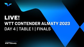 LIVE  T1  Day 4  WTT Contender Almaty 2023  Finals [upl. by Llezom]