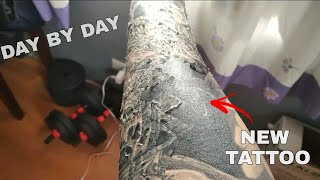 FOREARM TATTOO HEALING PROCESS  DAY BY DAY [upl. by Enitsud]