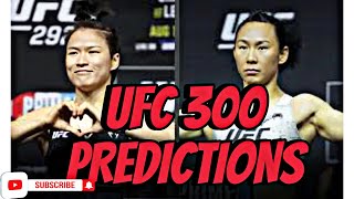 UFC 300 ZHANG WEILI VS YAN XIAONAN [upl. by Eive811]