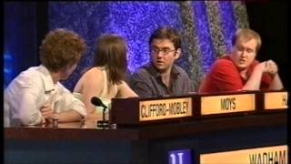 Wadham College Oxford vs Royal Holloway London  University Challenge 2006 [upl. by Neddra91]