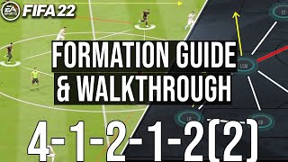 How To Use The 412122 Gameplay Walkthrough  How To AttackDefend FIFA 22 [upl. by Eedya546]