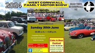 West Cornwall Family Motor show 2024 Wendron Cricket Club [upl. by Renato144]