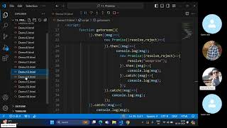 JavaScript Part37  Async Await  Interview Concept  Promise methods  Session 71 [upl. by Germain]