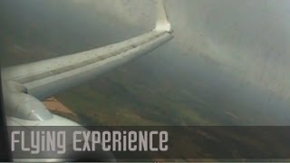 Flying Experience in Monsoon  InFlight Turbulence Over India [upl. by Yhotmit]