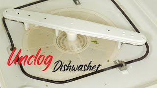 How To Unclog Dishwasher Easy Simple [upl. by Refinaj]