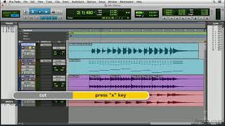 Pro Tools Tutorial  Editing and arranging clips [upl. by Heid]