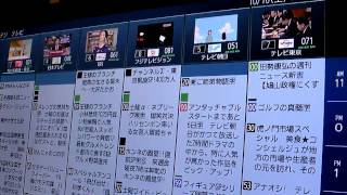 【CEATEC2009】 東芝 CELL REGZA 番組表 [upl. by Bellda]