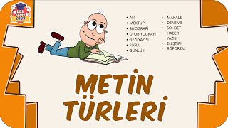 Metin Türleri  Basit Konu Anlatımı 📙 8Sınıf Türkçe 2023LGS [upl. by Ysor259]