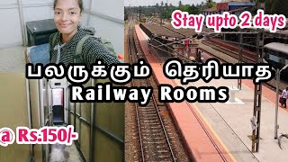 Retiring Room Booking in Tamil  Railway Room Stay  Travel Thamizhachi [upl. by Vez]