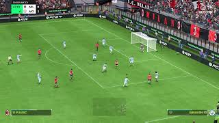 EA FC 24  AC MILAN vs Man City  Online Game  4  2 [upl. by Yedrahs561]