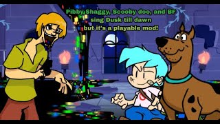 Friday night funkin Dusk till zoinks but its a playable mod FNF MOD [upl. by Hokanson]