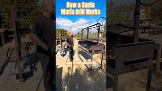 How to use a Santa Maria Grill WHG livefire SocalChef SocalCatering OCcatering fireMasterChamp [upl. by Smada309]