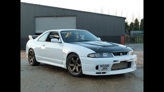 1995 Nissan Skyline R33 GTR Turbo Flutter Dose BOV [upl. by Bach]