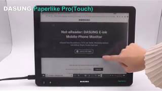 DASUNG 133quot Eink Monitor Paperlike ProTouch [upl. by Cello]