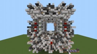 Fastest 10x10 Piston Door For MCBEOpen in 112s [upl. by Shanley]