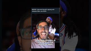 Montrezl Harrell is signing with the Adelaide 76ers nba basketball shorts youtubeshorts fyp [upl. by Aloivaf]