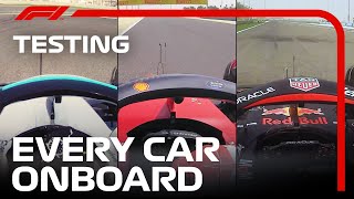 Onboard with Every Car in Testing  2022 F1 PreSeason Test Bahrain [upl. by Sairu]