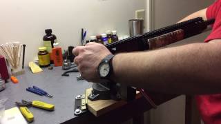 Removing a hand guard and barrel from an AR15 Upper [upl. by Esinnej]