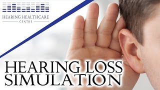 Hearing Loss Simulation  Whats It Like [upl. by Eanerb]