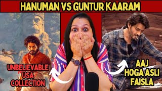 Hanuman vs Guntur Kaaram Box Office Collection  Hanuman vs Guntur Kaaram  Hanuman [upl. by Klarika]