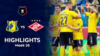 Highlights FC Rostov vs Spartak 32  RPL 202122 [upl. by Lewendal739]