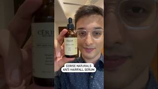 Anti Hair Fall Serum  Cerise Naturals  Recommended by Dr Ankur Sarin youtubefeed viralshorts [upl. by Krasner]