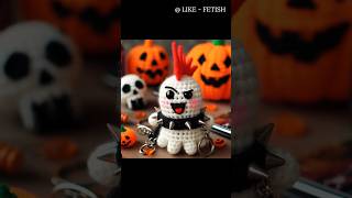 Modern GHOSTS  Halloween COOL STUFFED TOY CROCHET 13 DESIGNS IDEAS halloween ghosts shorts [upl. by Anuat]