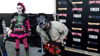 Fright Dome Black Carpet At Circus Circus Las Vegas 10111 [upl. by Brozak]