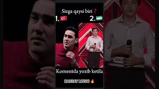 QAYSI BIRI ZOʻR AYTGAN🔥🔥🔥😱😱JONLI IJROGA BAHO BERING 🔥 👍 ♥️ covermusic rekchiq music duet [upl. by Zoeller]