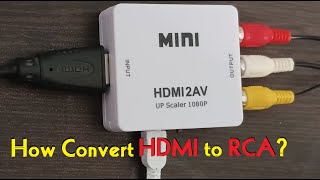 HDMI to AV Converter Connect Modern Devices to Your Old RCA TV [upl. by Kung]