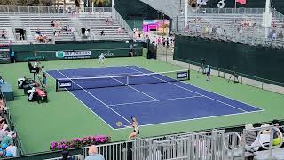 Liv Hovde vs Aliaksandra Sasnovich  BNP Paribas Open Indian Wells CA 2024 [upl. by Muller]