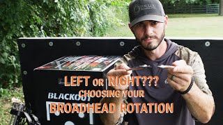 How To Choose Your Broadhead Rotation  Toulou Broadhead Co [upl. by Ydualc]