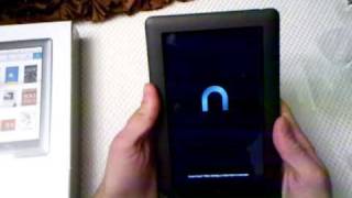 Nook Color Unboxing Hands on and 1st Boot [upl. by Amye]